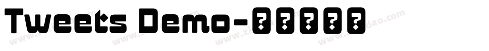 Tweets Demo字体转换